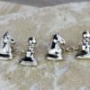 Chess Silver Cufflinks