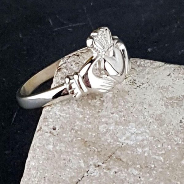 Ladies Claddagh Ring on ShopStreet.ie Galway Silver Claddagh Rings for Ladies. Claddagh Rings represent Friendship, Love & Loyalty.