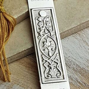 Art Nouveau Bookmark - Personalised Silver Art Nouveau Bookmark. Handmade, hallmarked, sterling silver personalised bookmark. Personalise with engraved message.