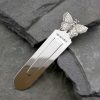 Butterfly Bookmark - Personalised Silver Butterfly Bookmark. Handmade, hallmarked, sterling silver personalised bookmark. Personalise with engraved message.
