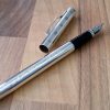 Personalised Wedding Register Pen for Bride & Groom. Handmade & Hallmarked Sterling Silver Wedding Fountain Pen with optional Silver Lid Ink Pot & Gift Wrapping
