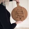 Personalised "Pizza My Heart" Pizza Serving Board Paddle In Oak with handle for 12 inch pizza. Laser engraved perfect for Valentines Day or Birthday.