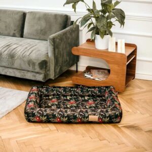 Large Dog Bed - Luxury Dog Bed in Velvet. Stylish Big Dog Bed available in 3 Dog Bed sizes.