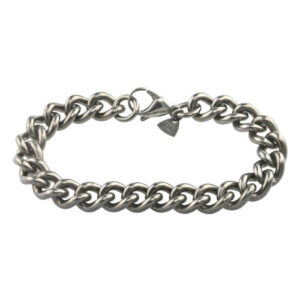 Men's Titanium Bracelet, Lightweight & Super Strong Jewellery gift for him made to order. Stunning curb chain Titanium bracelet.