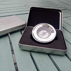 Personalised Sailing Prize Compass. Brass Desk & Pocket Compass with Silver Plating, Personalised Case & FREE Engraving. Sailing Prize Gift Engraved Compass.
