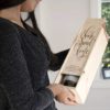 New Home & Housewarming Wine Bottle Box Personalised with Engraved Message up to 40 Characters and the words "Home Sweet Home" for House Warming