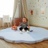 Baby Play Mat - Cloud Shaped Foam Play Mat In Light Blue for New Born, Babies, Toddlers, Kids, Children, Bed Room & Nursery. Soft & Child Safe. 160 x 160 x 5cm. On ShopStreet.ie
