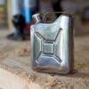 Jerry Can Hip Flask. 5oz Jerrican Hip Flask in Retro Distressed Finish for Sports, Hiking, Motor Sport, Sailing, Camping, Fishing, Outdoors & Car Enthusiasts.