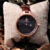 Personalised Wych Elm Womans Wood Watch with Free Personalised Engraving. Wych Elm Woman's Watch Handcrafted in Galway, Ireland. Handmade Irish Watch.