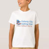 Sailing Club T-Shirt for Junior sailors with Galway City Sailing Club Logo printed on the T-Shirt. Galway City Sailing Club facilitate sailing for families & youths