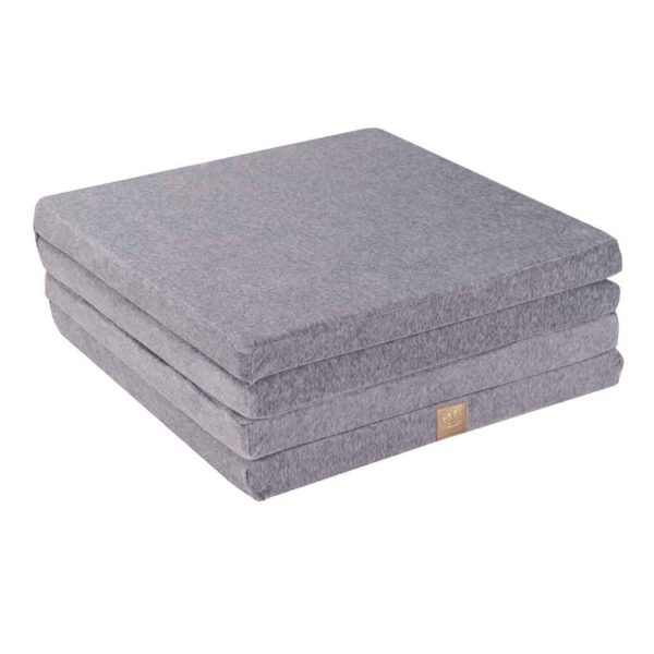 Light Grey Play Mat - Square Foam Playmat For Children, New Born, Babies, Toddlers, Kids, Bed Room & Nursery. Soft & Child Safe. 120x120x5cm.