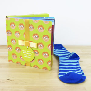 Male School Teacher Gift Book with Socks & Personalised Gift Tag & Card. Fun Story Book, Socks & Personalised Tag for Last Day Of School, Goodbye, Christmas.. on ShopStreet.ie Handmade & Personalised Gifts, Ireland