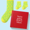 New Mother & Baby Gift Book & Socks - Perfect New Mum gift to prepare her for motherhood, with socks gift for Mother, Baby & optional personalised gift card