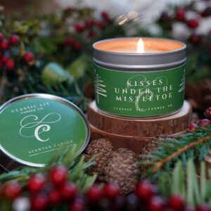 Handmade Christmas Candles Ireland. Christmas Glow 3 Candle Gift Pack made with premium fragrance oils, lead-free cotton wicks & vegan-friendly candle wax