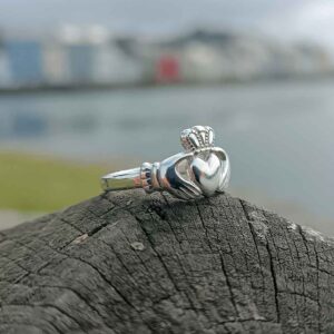 Personalised Claddagh Ring - Engraved Ladies Claddagh Ring in Silver direct from The Claddagh, Galway, Ireland.