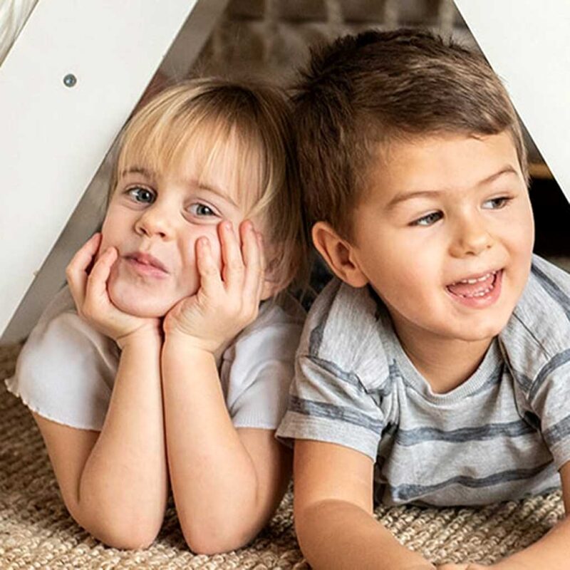 Kids House Ladder Climbing Triangle Den!