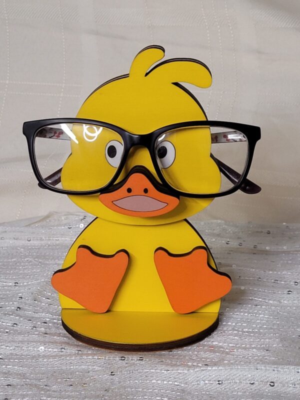 Kids Glasses Holder - Baby Duck Eyeglasses Holder Handmade In Wood & ships from Ireland.