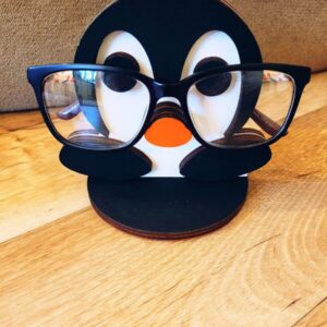 Kids Glasses Holder - Baby Penguin Eyeglasses Holder Handmade In Wood & ships from Ireland.