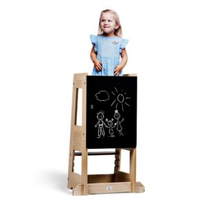Blackboard for Learning Tower Step Stool by tiSsi® Quality German design, stable Solid Learning Tower Step Stools direct to Ireland & EU