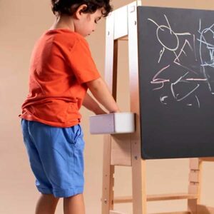 Hang On Storage Box with two compartments for tiSsi Learning Towers. Holds Snacks, Chalk, Toys & more. L 24.5cm / W 8cm / H 7cm