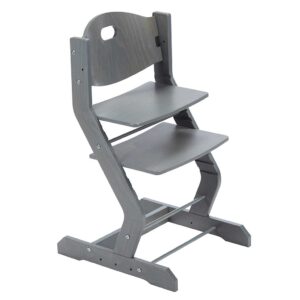 Grey tiSsi® Highchair – Grey High Chair for Growing Kids. Quality, versatility & tracked courier delivery to Ireland & EU. Invest in your child's chair today!