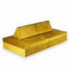 Play Sofa For Kids: Gold Velvet Montessori Play Sofa Bed delivered Ireland & EU with Gift Note. Handmade for Children & Kids Nursery, Childs Play Room