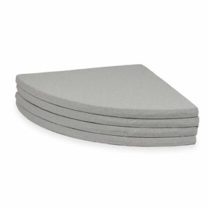 Light Grey Round Foldable Play Mat 160cm for Children, Baby, Kids & Toddlers, Delivered Ireland & EU. Handmade, Zipped Washable Cover & Gift Note, Ireland.