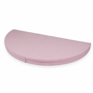 Round Foldable Rose Pink Play Mat 160cm for Children, Baby, Kids & Toddlers, Delivered Ireland & EU. Handmade, Zipped Washable Cover & Gift Note, Ireland.