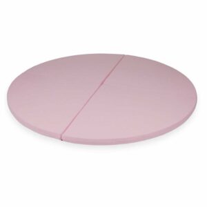 Round Foldable Rose Pink Play Mat 160cm for Children, Baby, Kids & Toddlers, Delivered Ireland & EU. Handmade, Zipped Washable Cover & Gift Note, Ireland.