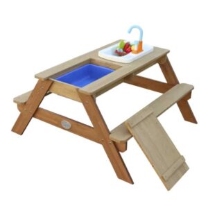 Kids Picnic Table. Sand & Water Play Picnic Table & Kitchen. Safe, weather-resistant fun for kids with working sink, storage & 17 accessories! delivered Ireland