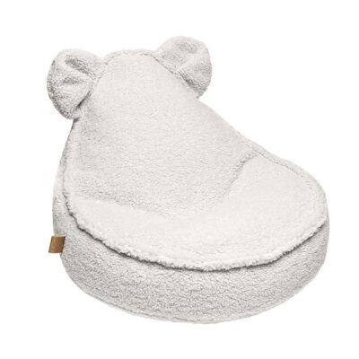Teddy Bean Bag Pouffe - Cosy up your child’s playroom with our cream, durable, comfy & easy-clean bean bag, perfect for play & relaxation! Delivery in Ireland & EU