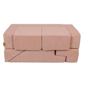 Powder Pink Foam Play Bricks! Creativity & learning with luxuriously soft, safe & easy-clean blocks. A touch of sofa play space elegance delivered Ireland & EU