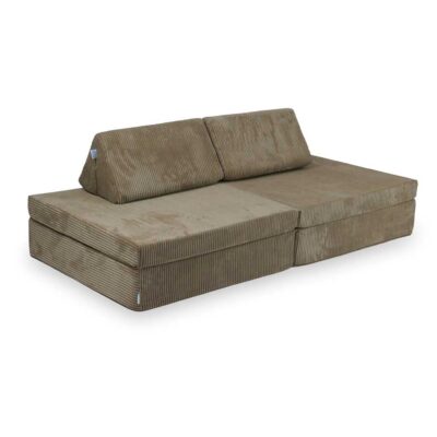 Toffee Corduroy Play Sofa - Play Sofa For Kids: Modular Montessori Toffee Corduroy Play Sofa Bed delivered Ireland & EU. Handmade for Children & Kids Nursery, Childs Play Room