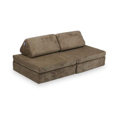 Mini Play Sofa For Kids: Toffee Corduroy Modular 6 Part Play Sofa delivered Ireland, EU & more. Montessori Toy Handmade for Children, Nursery & Playroom