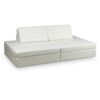 White Boucle Modular Play Sofa for children – for playrooms, nurseries & Montessori spaces. Handmade & delivered across Ireland & EU. Order now!