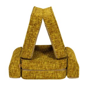 Kids Sofa Couch. Pocket Sofa Classic: 6 Part Set. Compact space-saving Tangle Honey Mustard Kids Sofa. Handmade, washable covers. For play, gaming, reading & relaxation.