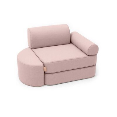 Kids modular play seat for indoor & outdoor fun! Montessori-inspired armchair for children. Durable, washable in Rosy Dune Pink. Ireland & EU ShopStreet.ie