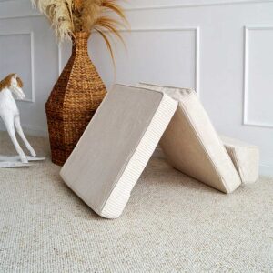 3-in-1 fold-out kids’ armchair, daybed & play lounger in soft cream corduroy. Stylish, washable & comfy. Tracked delivery across Ireland & EU.
