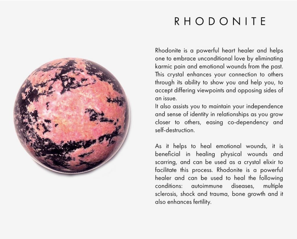 Rhodonite Handmade Jewellery Information Ireland - Handmade with Free Gift Note & Optional Gift Wrapping Delivered Ireland, EU & more.