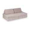 Mini Play Sofa For Kids: Light Pink Waffle Corduroy Modular 6 Part Play Sofa delivered Ireland & EU. Montessori Toy Handmade for Children, Nursery & Playroom