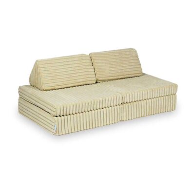 Mini Play Sofa For Kids: Caramel Waffle Corduroy Modular 6 Part Play Sofa delivered Ireland, EU & more. Montessori Toy Handmade for Children, Nursery & Playroom