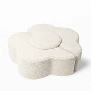 Foam Flower Shape Play Set for Toddlers in Premium Cream Cover. Soft Play 3 Piece Foam Play Set in Washable Cover. Delivered Ireland & EU.
