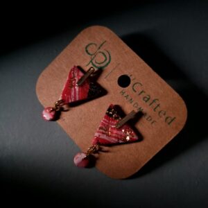 Two-Piece Mini Dangle Earrings - Handmade Gift For Her under €50